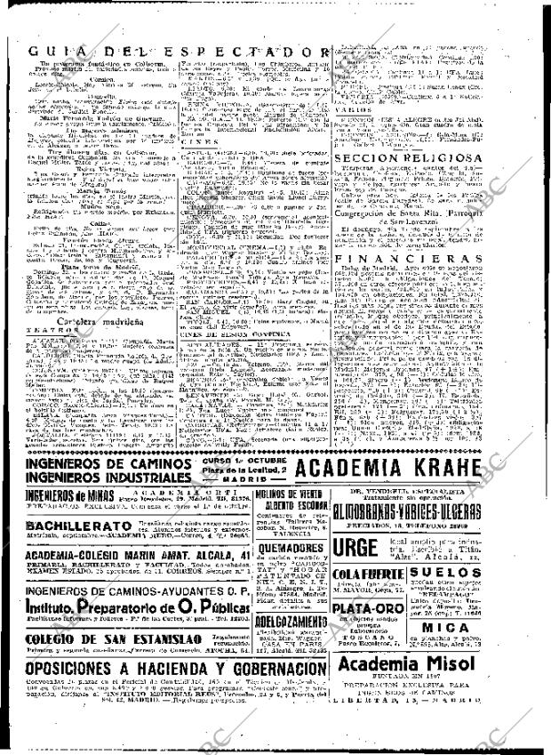 ABC MADRID 20-09-1940 página 2