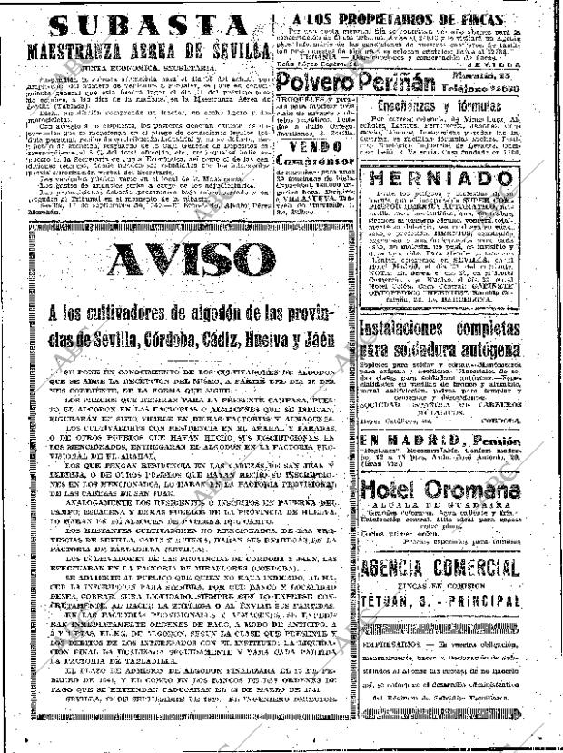ABC SEVILLA 20-09-1940 página 2