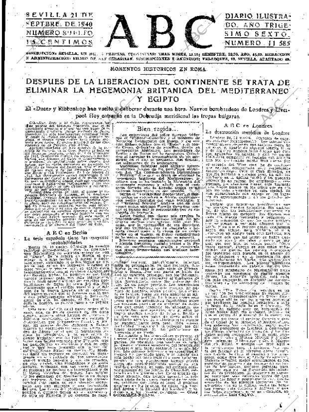 ABC SEVILLA 21-09-1940 página 3