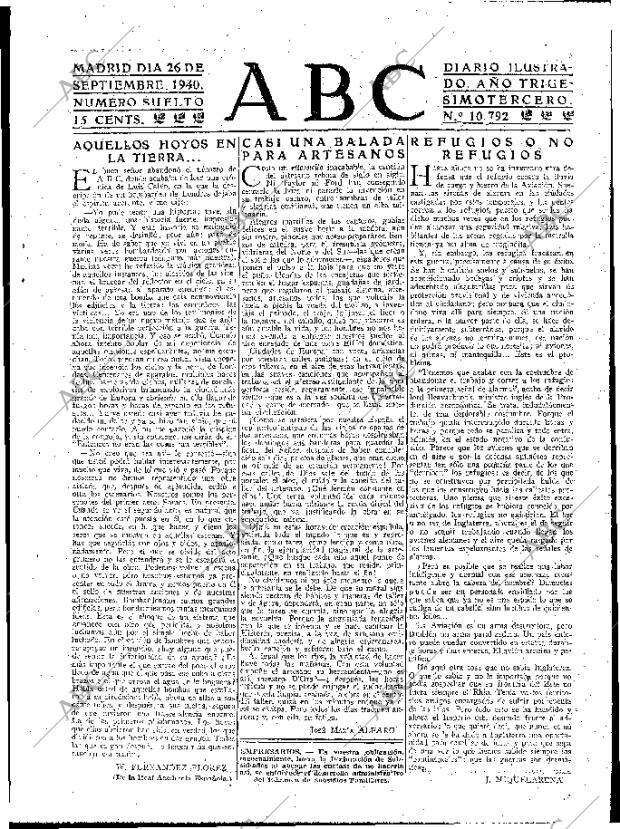 ABC MADRID 26-09-1940 página 3