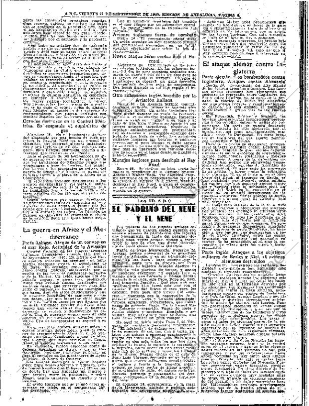 ABC SEVILLA 27-09-1940 página 4