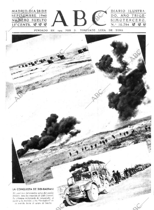 ABC MADRID 28-09-1940 página 1