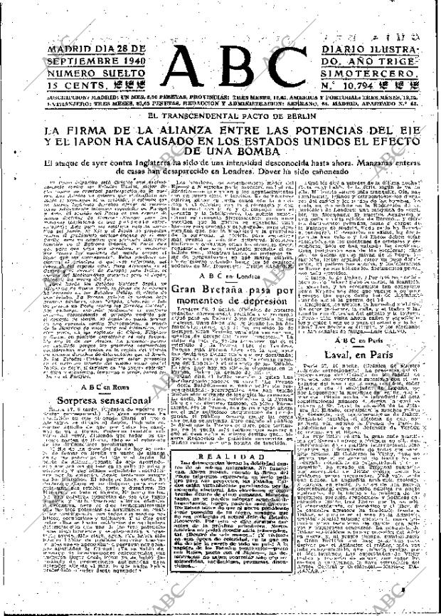 ABC MADRID 28-09-1940 página 3