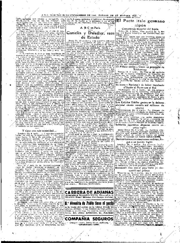 ABC MADRID 29-09-1940 página 7