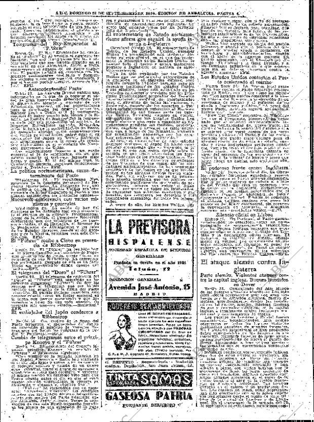 ABC SEVILLA 29-09-1940 página 4