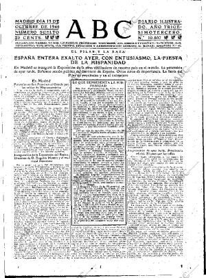 ABC MADRID 13-10-1940 página 7