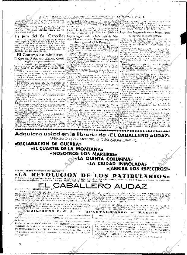 ABC MADRID 18-10-1940 página 4