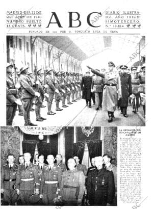 ABC MADRID 22-10-1940