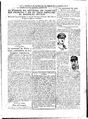 ABC MADRID 25-10-1940 página 5