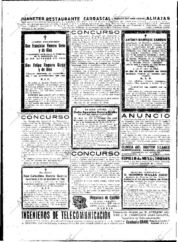 ABC MADRID 25-10-1940 página 8