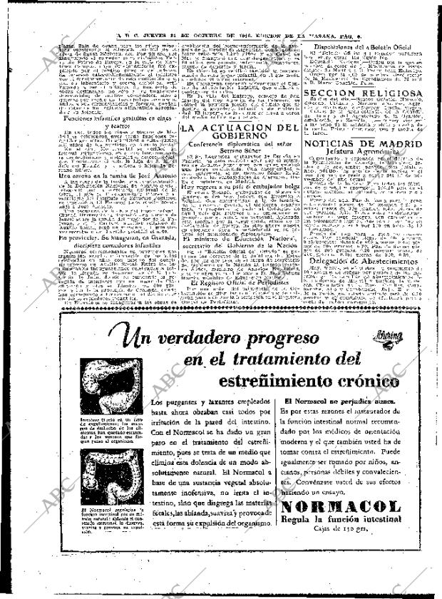 ABC MADRID 31-10-1940 página 6