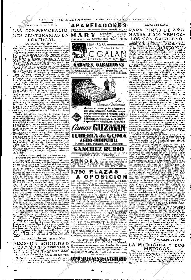 ABC MADRID 15-11-1940 página 7