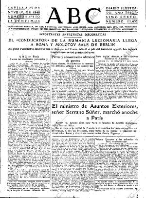 ABC SEVILLA 15-11-1940 página 3