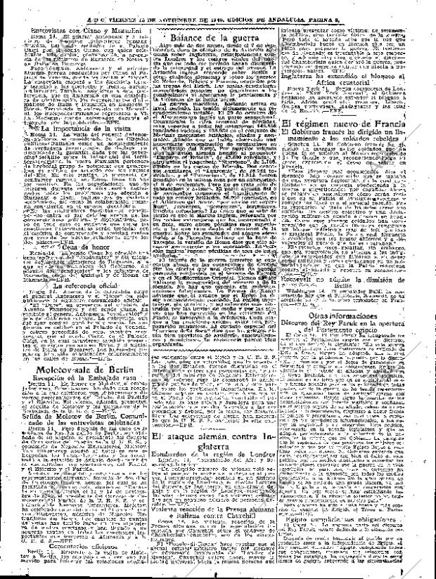 ABC SEVILLA 15-11-1940 página 5