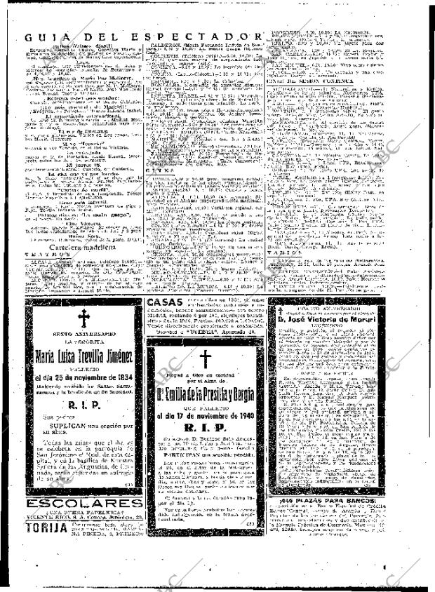 ABC MADRID 23-11-1940 página 2