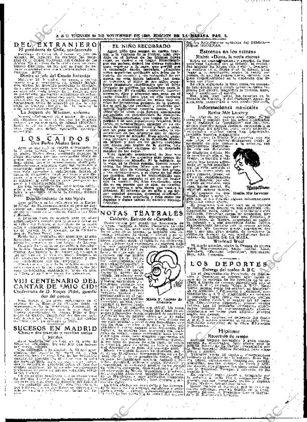 ABC MADRID 29-11-1940 página 7