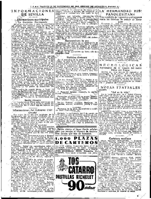 ABC SEVILLA 29-11-1940 página 7