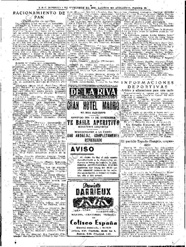 ABC SEVILLA 01-12-1940 página 12