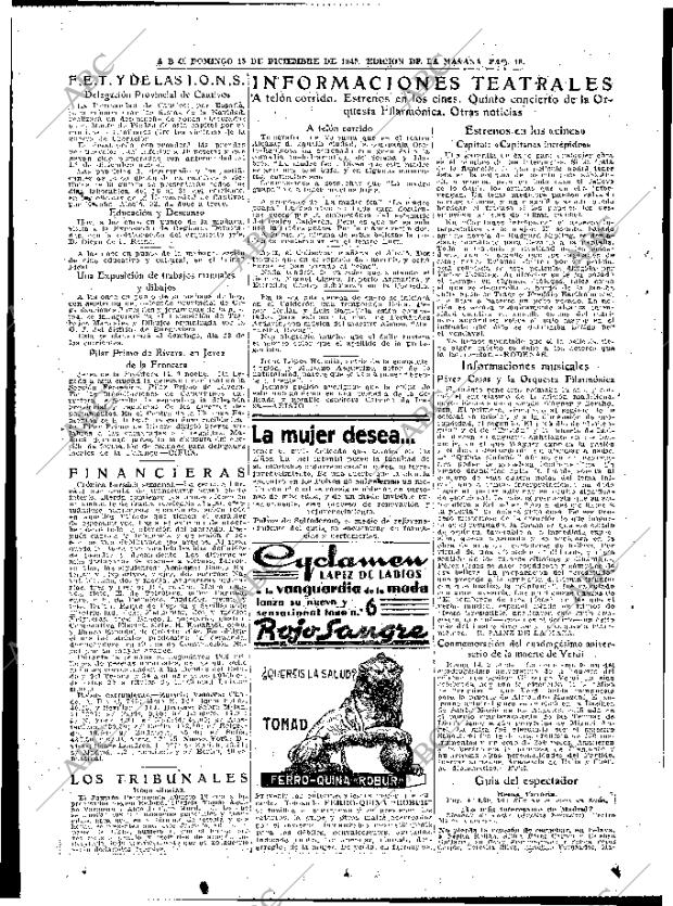 ABC MADRID 15-12-1940 página 18