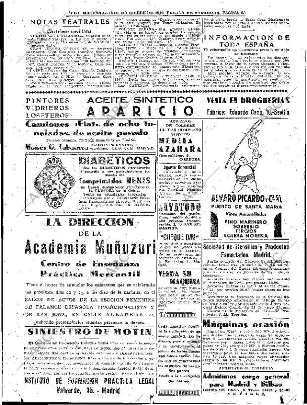 ABC SEVILLA 18-12-1940 página 7