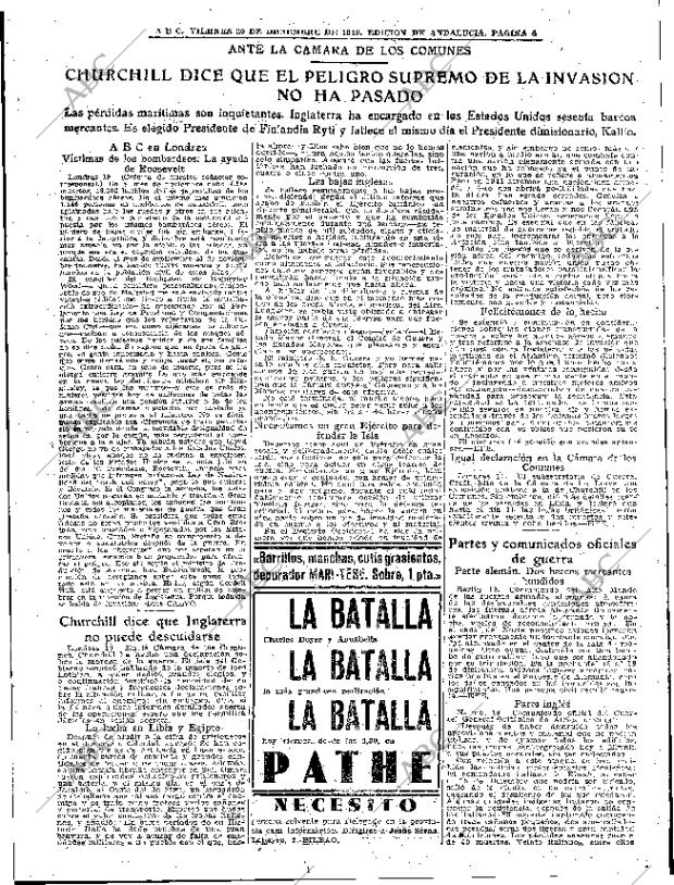 ABC SEVILLA 20-12-1940 página 3