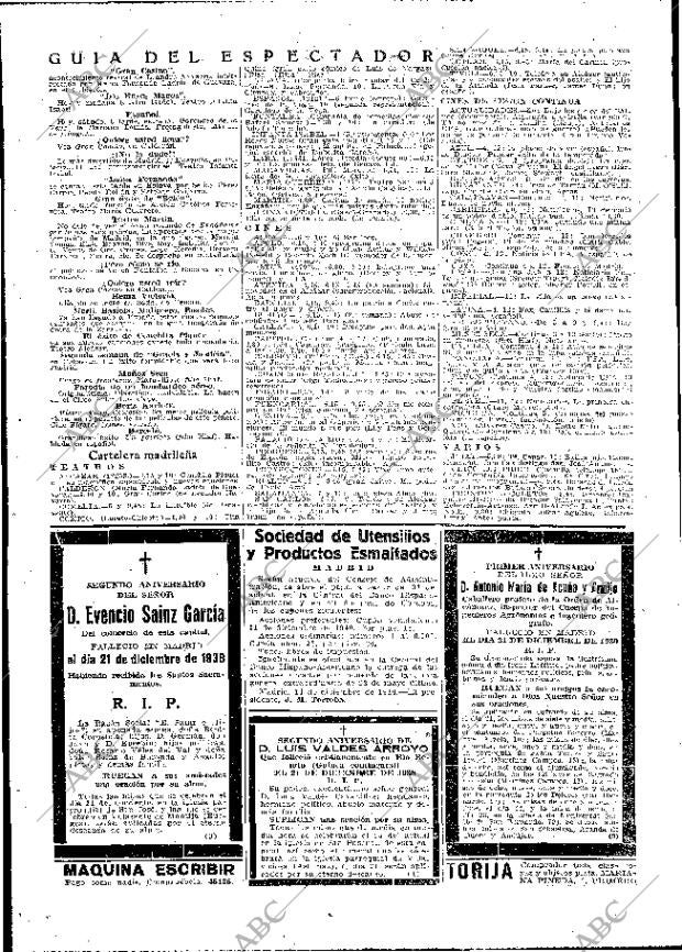 ABC MADRID 21-12-1940 página 2
