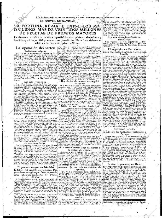 ABC MADRID 22-12-1940 página 11