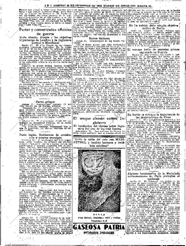 ABC SEVILLA 22-12-1940 página 10