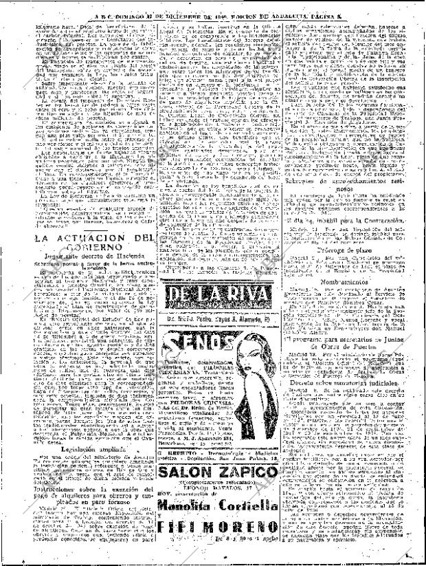 ABC SEVILLA 22-12-1940 página 8