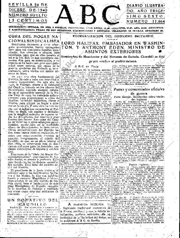ABC SEVILLA 24-12-1940 página 3