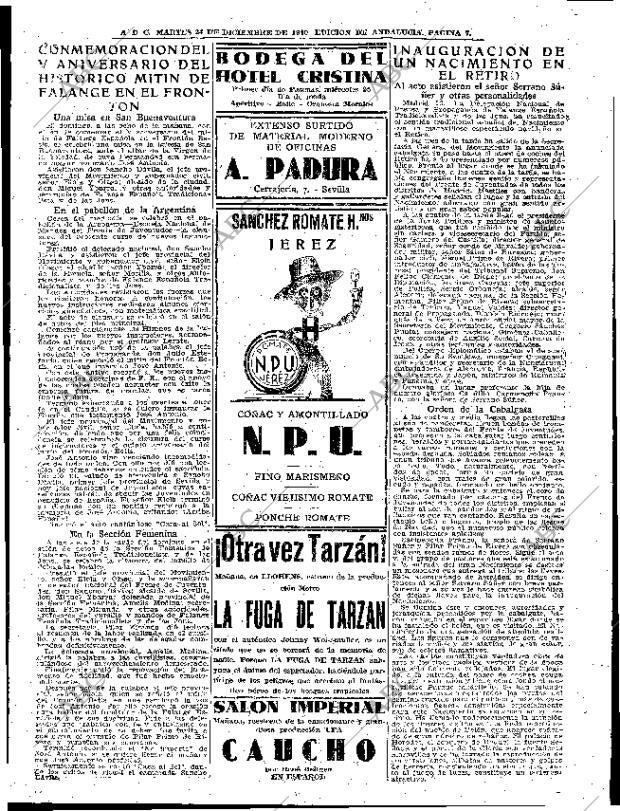 ABC SEVILLA 24-12-1940 página 7