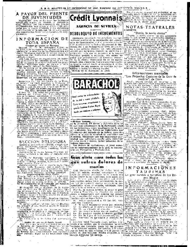 ABC SEVILLA 24-12-1940 página 8