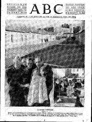 ABC SEVILLA 26-12-1940 página 1