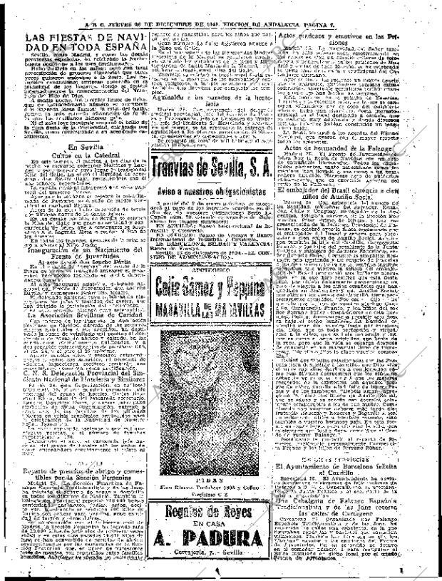 ABC SEVILLA 26-12-1940 página 7