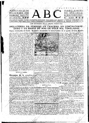 ABC MADRID 27-12-1940 página 3