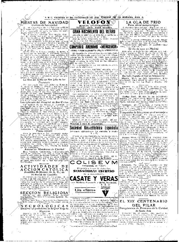 ABC MADRID 27-12-1940 página 6