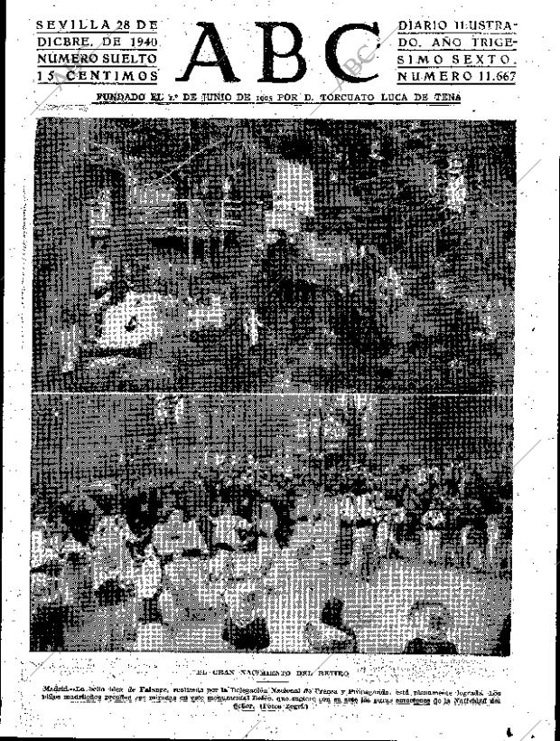 ABC SEVILLA 28-12-1940 página 1