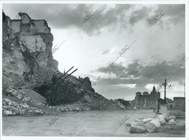Estado del Alcázar tras la Guerra Civil