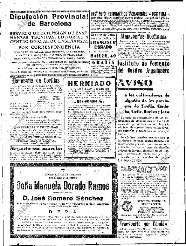ABC SEVILLA 01-01-1941 página 14