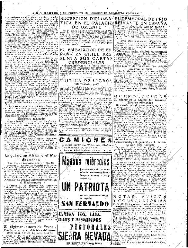 ABC SEVILLA 07-01-1941 página 5
