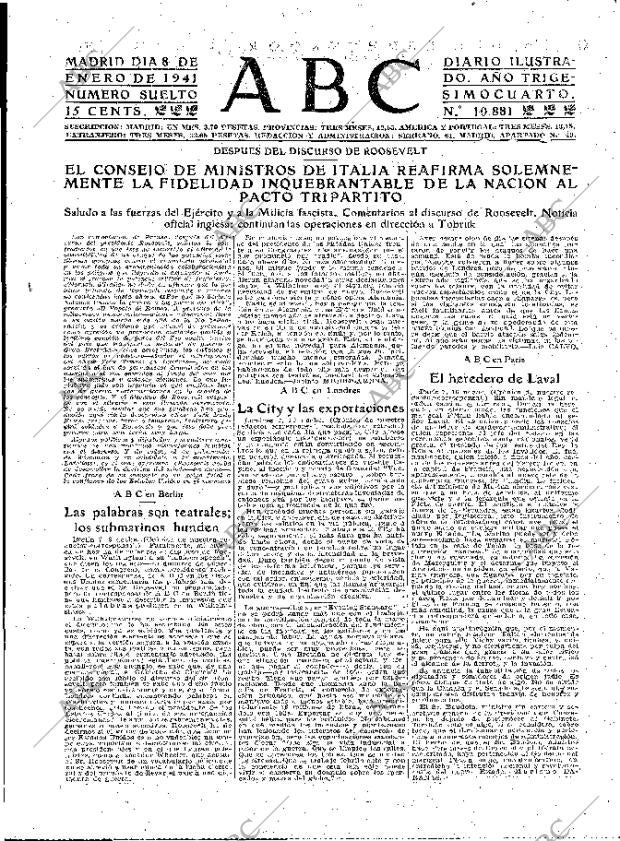 ABC MADRID 08-01-1941 página 3