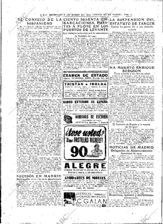 ABC MADRID 08-01-1941 página 6