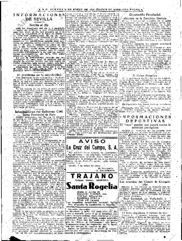 ABC SEVILLA 09-01-1941 página 7