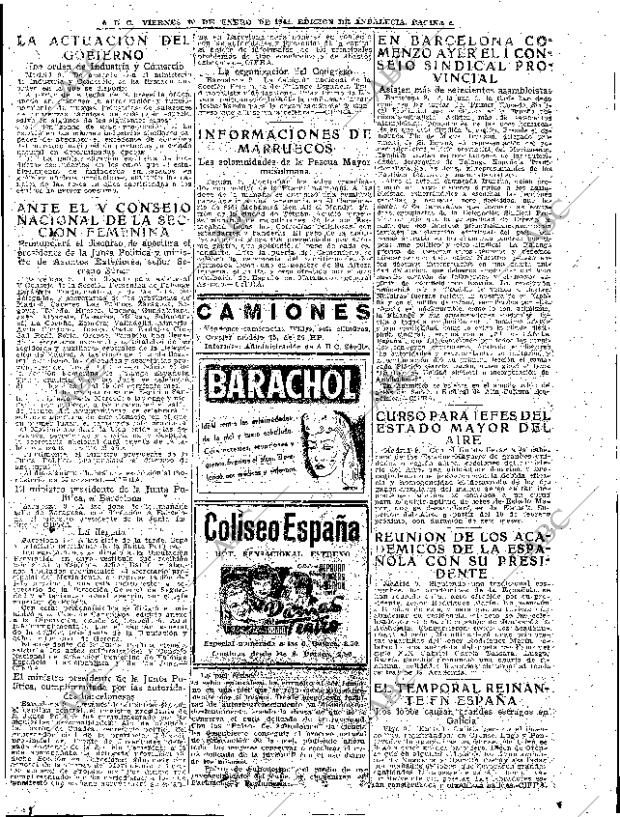 ABC SEVILLA 10-01-1941 página 5