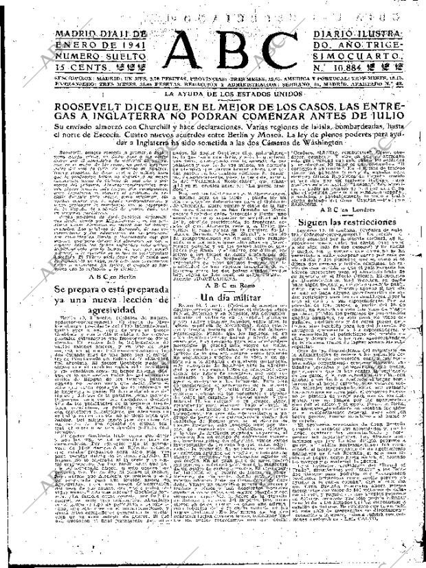 ABC MADRID 11-01-1941 página 3