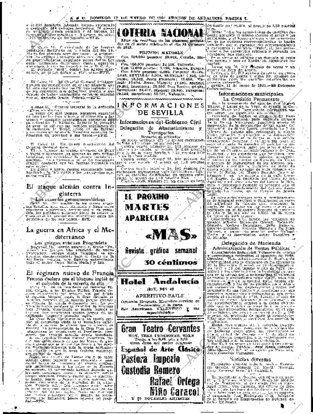 ABC SEVILLA 12-01-1941 página 7