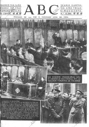 ABC MADRID 14-01-1941 página 1