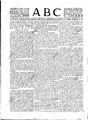 ABC MADRID 14-01-1941 página 3