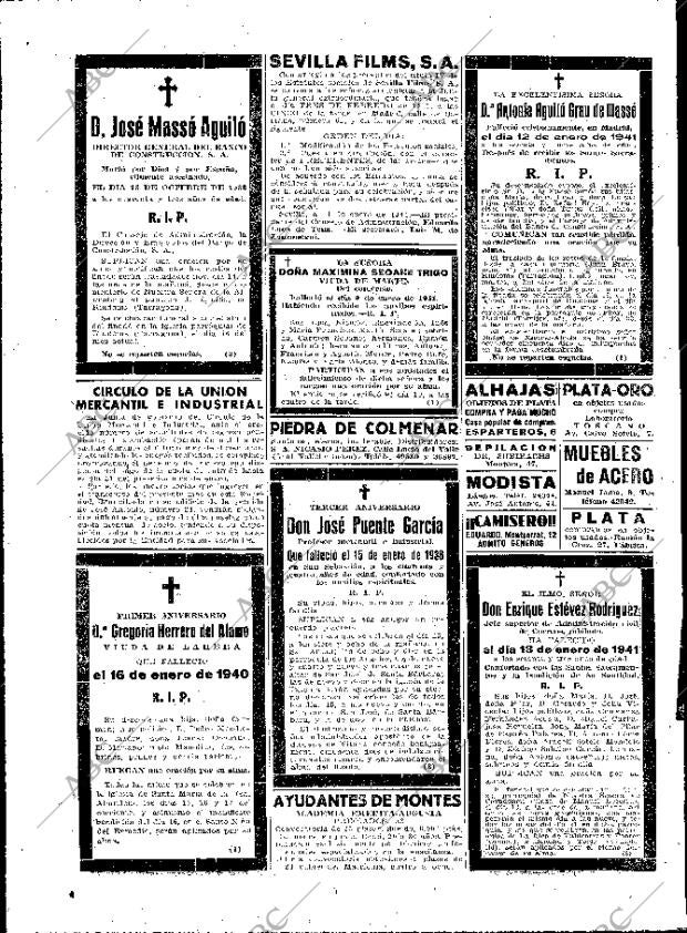ABC MADRID 14-01-1941 página 8