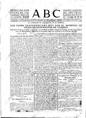 ABC MADRID 16-01-1941 página 3